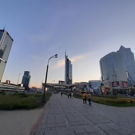 Apartament Centrum Złote Tarasy Metro Rondo ONZ Balkon Warszawa Zewnętrze zdjęcie